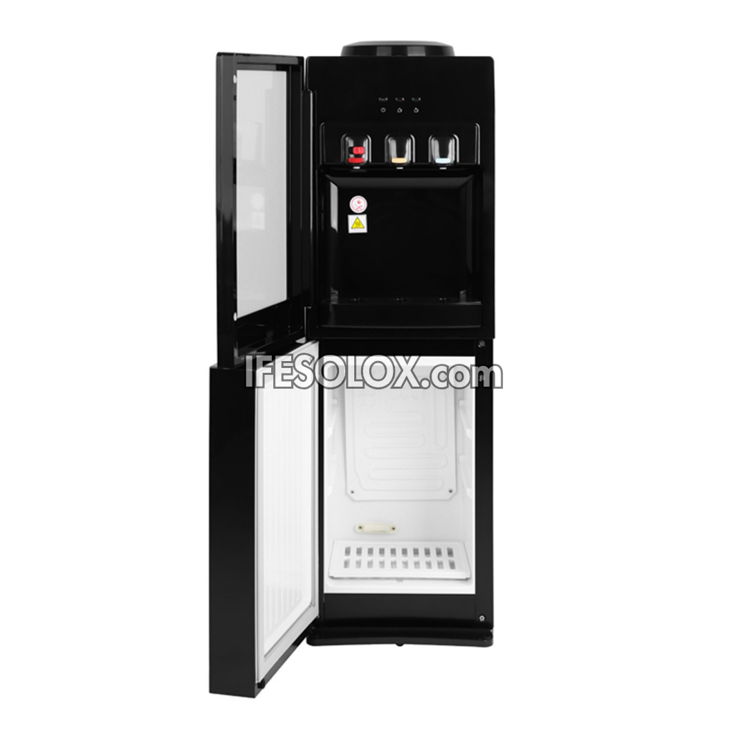 MAXI 1836S-B Water Dispenser with 3 Faucets and Refrigerator - Brand New