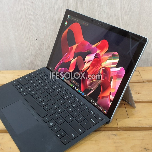 Microsoft Surface Pro 7 12.3" Tablet with Type Cover, Intel Core i5 10th Gen, 8GB RAM, 128GB SSD - Foreign Used