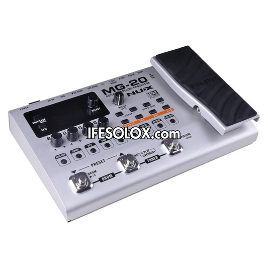 NUX MG-20 Guitar Multi-Effects Pedal Processor with USB Audio Interface - Brand New