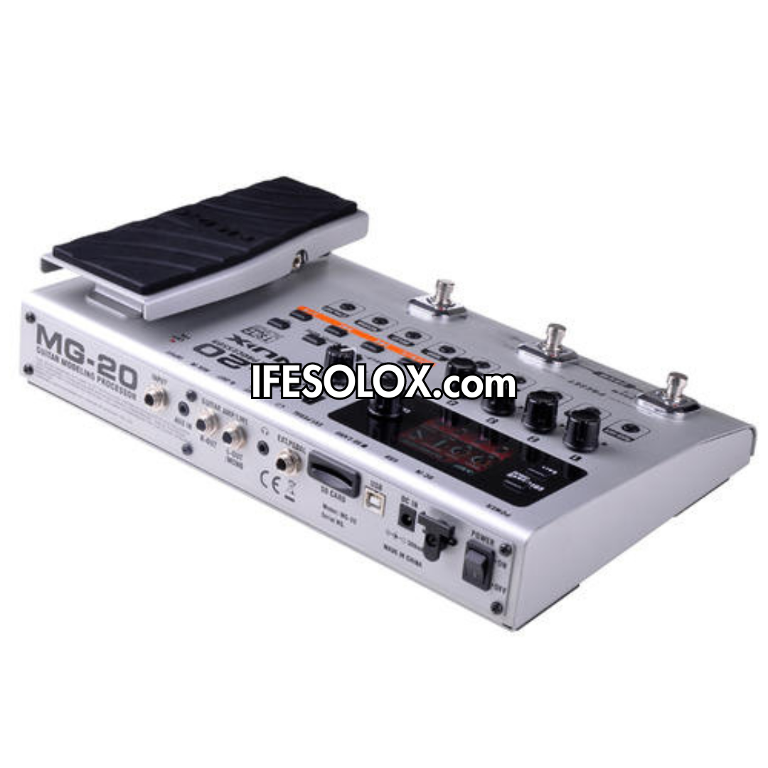 NUX MG-20 Guitar Multi-Effects Pedal Processor with USB Audio Interface - Brand New