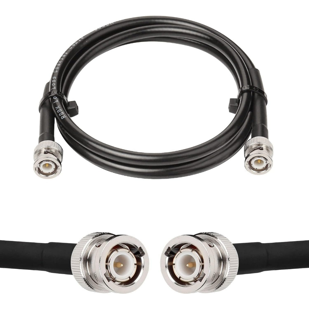 Premium Quality RG8X 50ohms BNC male to male HD-SDI Video Jumper cable (1.5m, 3m, 5m, 10m, 20m, 30m, 50m, 100m)