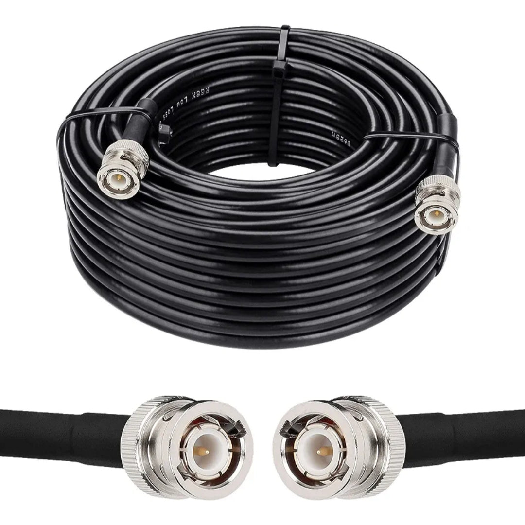 Premium Quality RG8X 50ohms BNC male to male HD-SDI Video Jumper cable (1.5m, 3m, 5m, 10m, 20m, 30m, 50m, 100m)