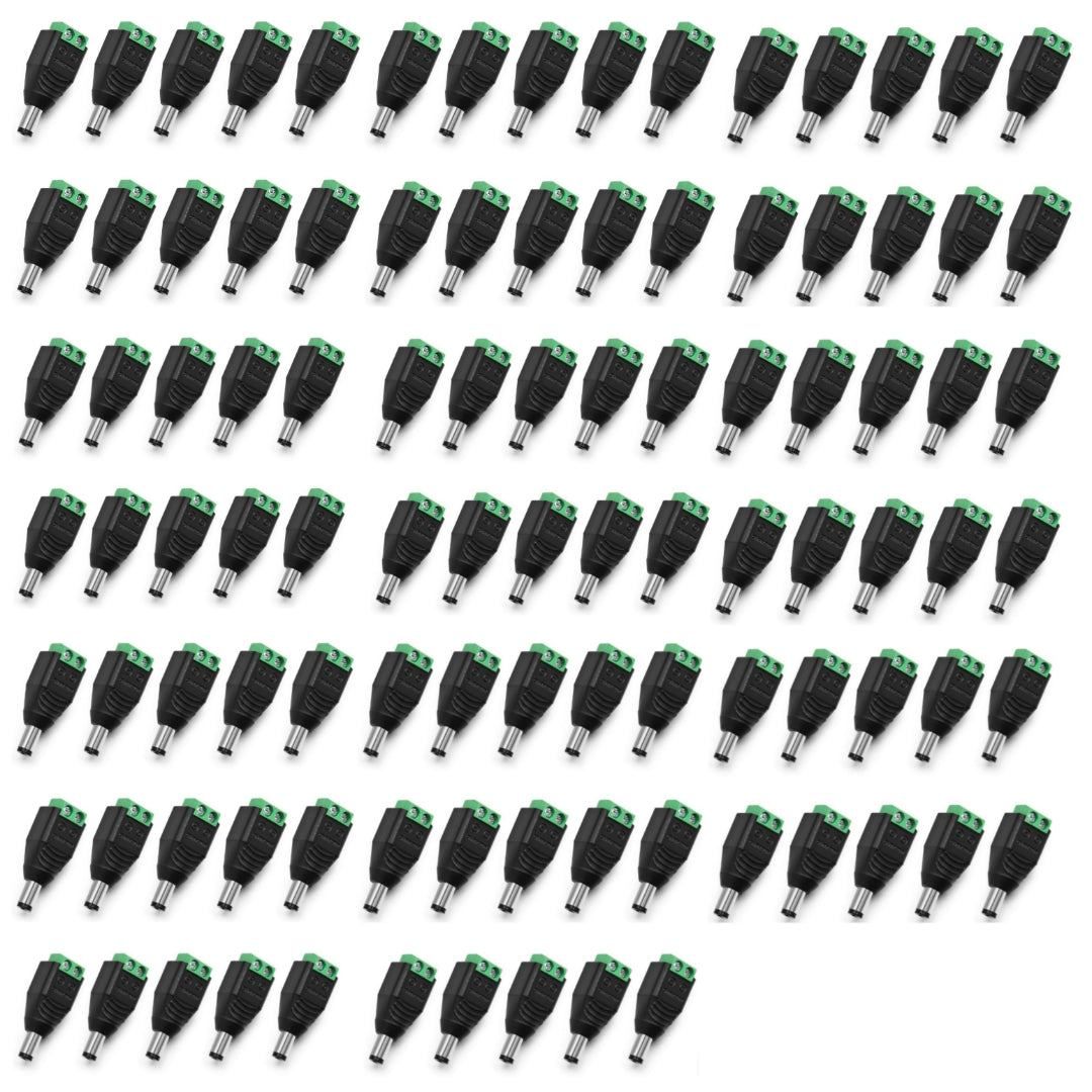 SLX Surveillance Camera CCTV DC Power Connector (100 pcs) - Brand New