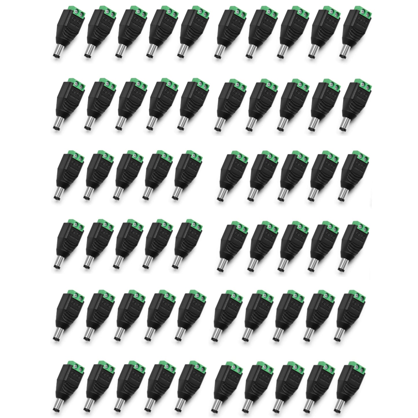 SLX Surveillance Camera CCTV DC Power Connector (50 pcs) - Brand New