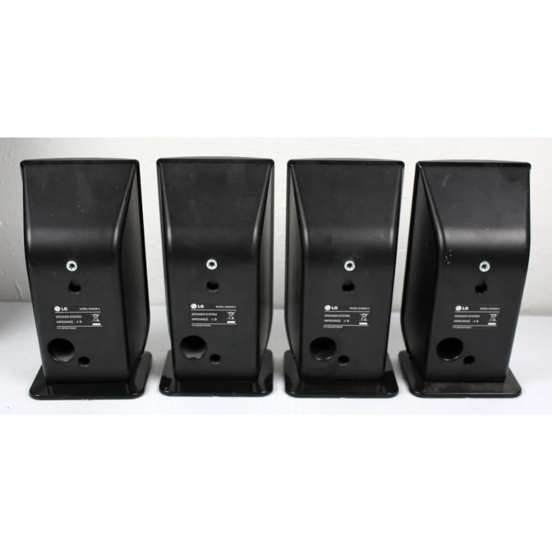 LG SH96SB-S 4 Ohms Surround Home Theater Surround Satellite Speakers - Foreign Used