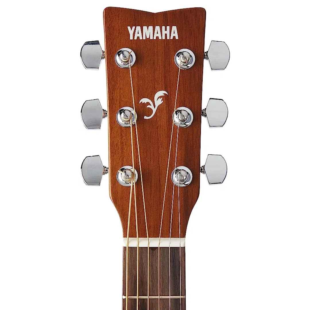 Yamaha 38" F310 Sunburst Steel String Full Size Acoustic Guitar - neck view