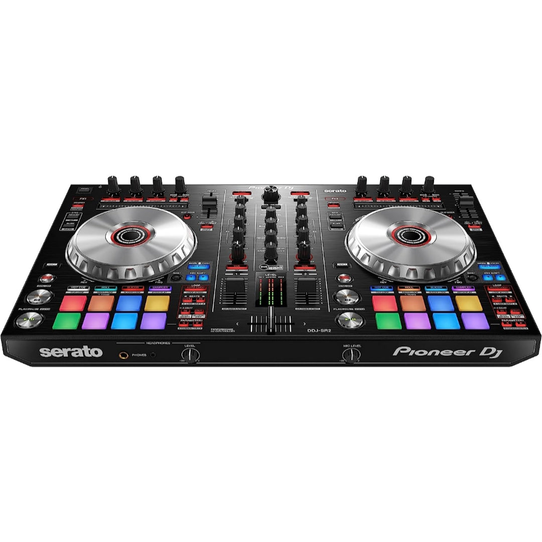 Pioneer Dj DDJ-SR2 4-Channel serato DJ Controller with Serato DJ Pro - Angle view