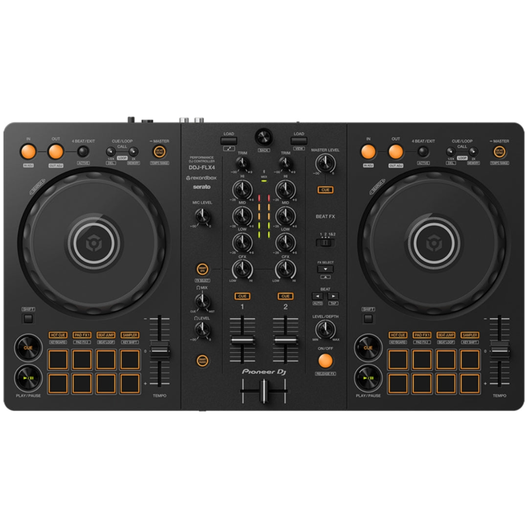 Pioneer Dj DDJ-FLX4 2-Channel DJ Controller for multiple DJ applications - Front view