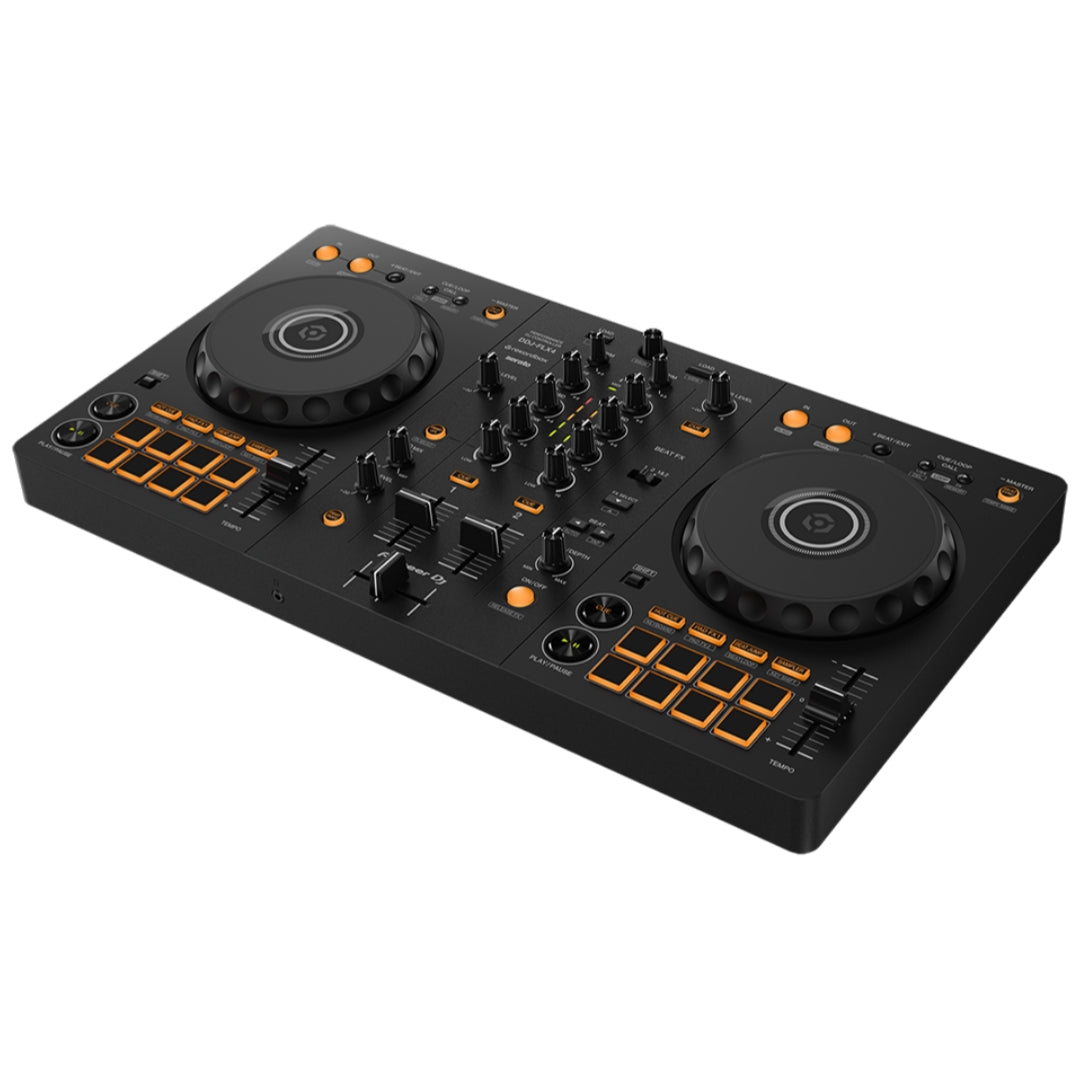 Pioneer Dj DDJ-FLX4 2-Channel DJ Controller for multiple DJ applications - Angle View