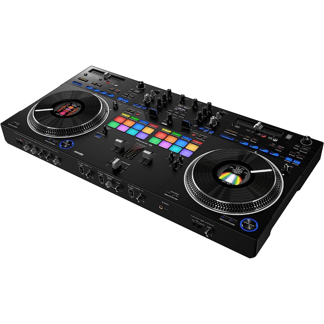 Pioneer Dj DDJ-REV7 2-Channel Digital Serato DJ Controller - Angle View