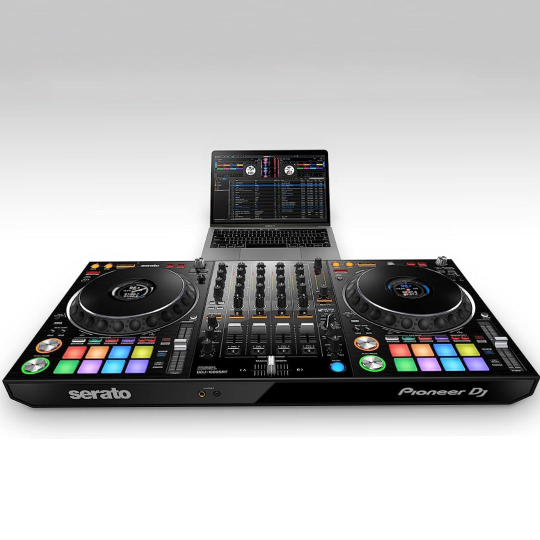 Pioneer Dj DDJ-1000SRT 4-Channel Serato DJ Controller - Full setup with PC