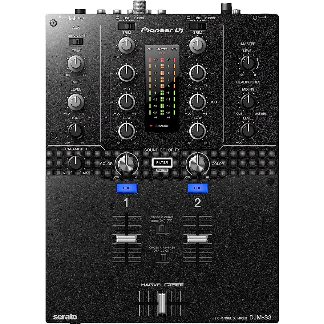 Pioneer Dj DJM-S3 2-Channel Serato DJ Mixer - Brand New