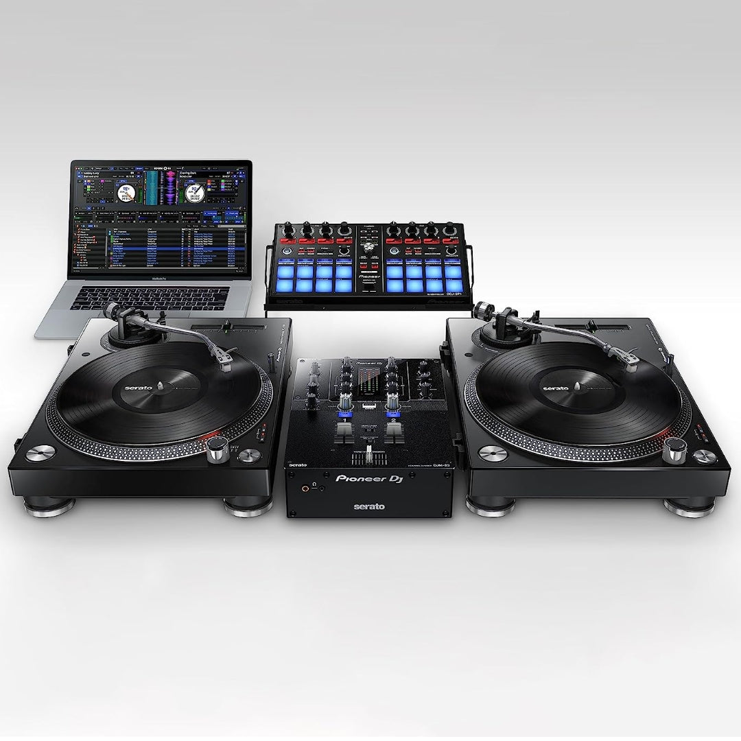 Pioneer Dj DJM-S3 2-Channel Serato DJ Mixer - Full setup with all the accessories