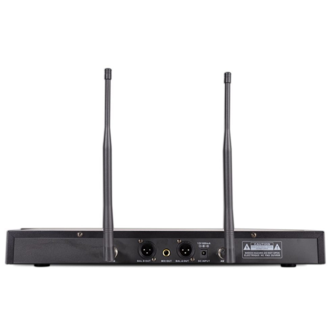 Wharfedale Pro WF-300 Wireless Dynamic Vocal Microphone with Equalizer - Back View