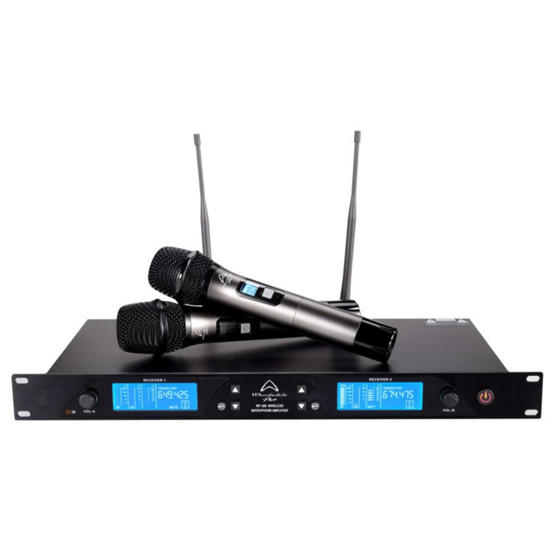 Wharfedale Pro WF-300 Wireless Dynamic Vocal Microphone with Equalizer - Brand New