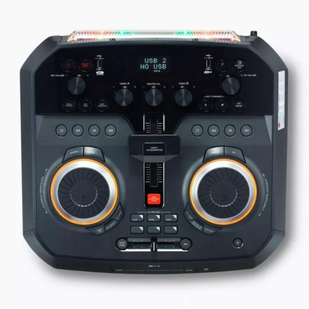 LG XBOOM CK99 5000W Entertainment System with Blast Horn, Compression Horn and Dual X-Shiny Woofer - Brand New