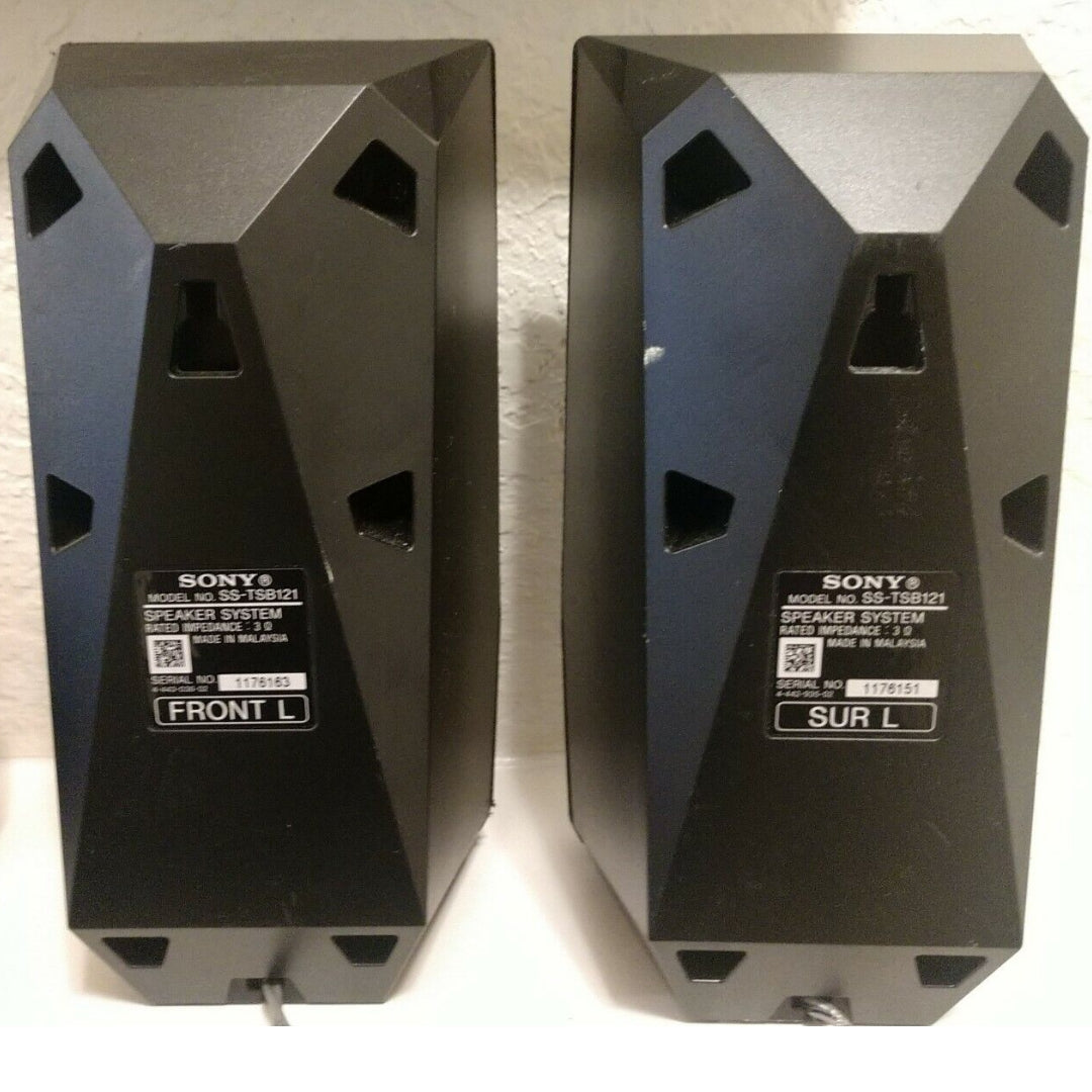 SONY SS-TSB121 3 Ohms Surround Home Theater Speakers - Foreign Used