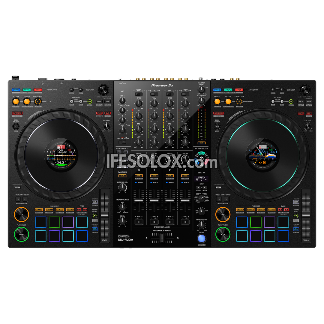 Pioneer Dj DDJ-FLX10 4-Channel DJ Controller for Multiple DJ Applications - Brand New