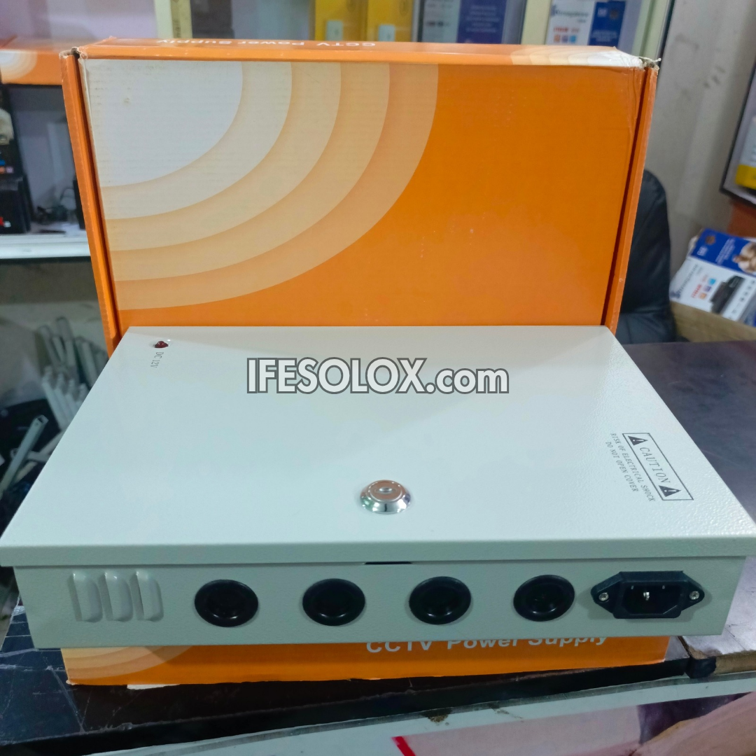 Professional 16-Way 12V DC CCTV Power Supply Box with Individual Fuse - Brand New