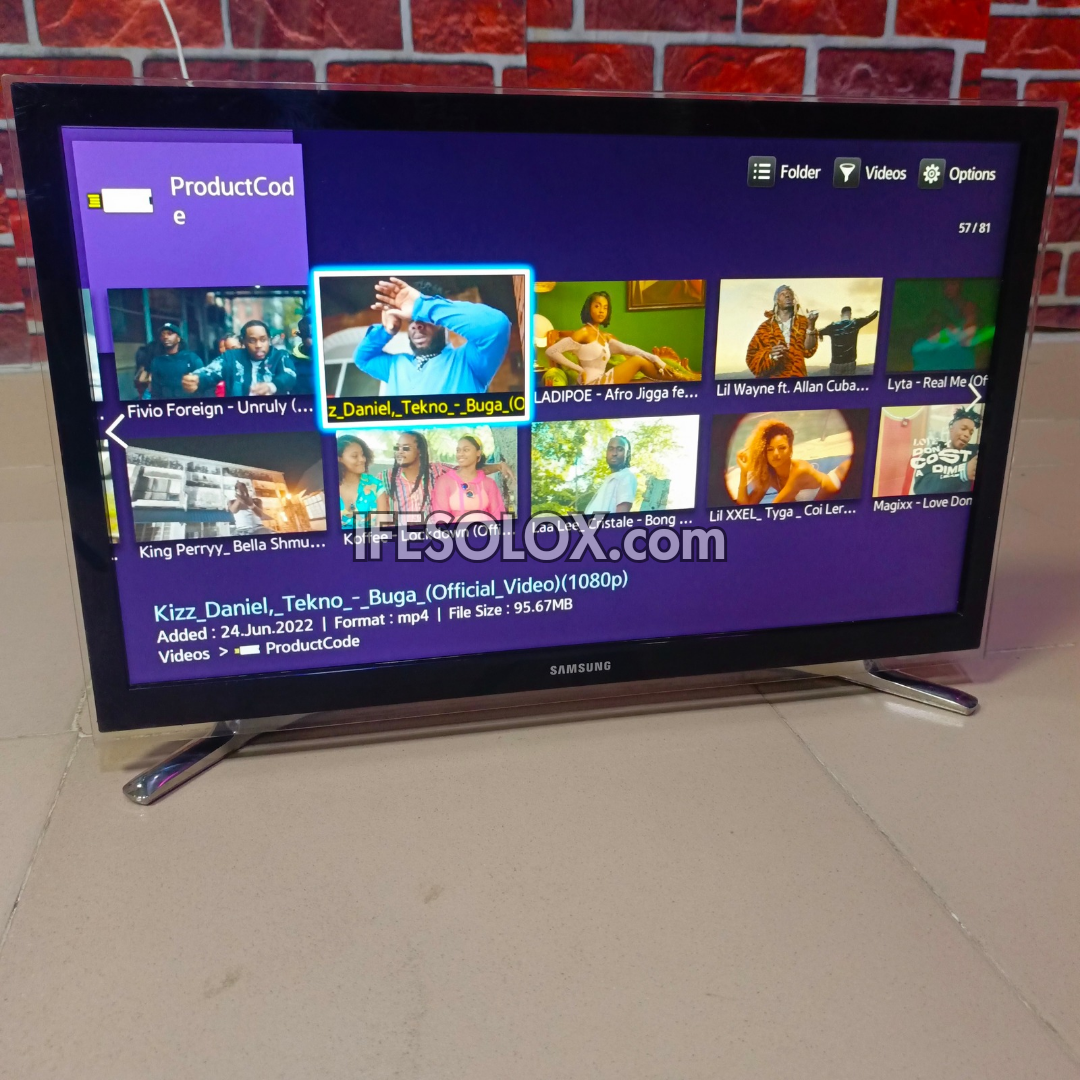 SAMSUNG 22 Inch UE22H5600AK Series 5 Smart Full HD LED TV (Built-in WiFi, Screen Mirroring) - UK Used