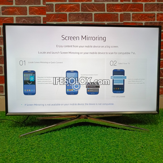 SAMSUNG 32 Inch 32J5600 Smart Full HD LED TV (WiFi, Screen Mirroring, Bluetooth) - Foreign Used