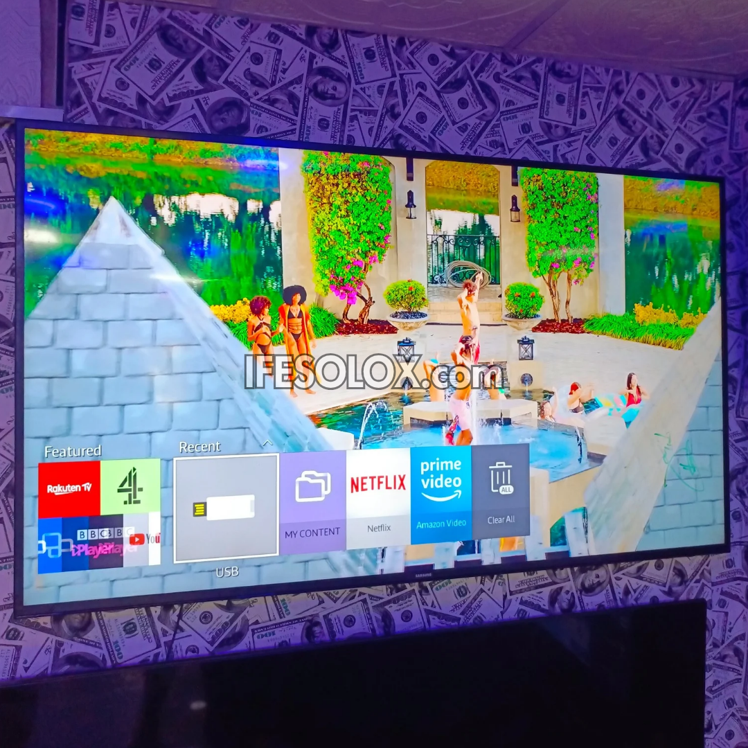 SAMSUNG 65 Inch UE65JU6000 Series 6 Smart 4K UHD TV (Active HDR, Bluetooth, WiFi, Screen Mirroring) - UK Used