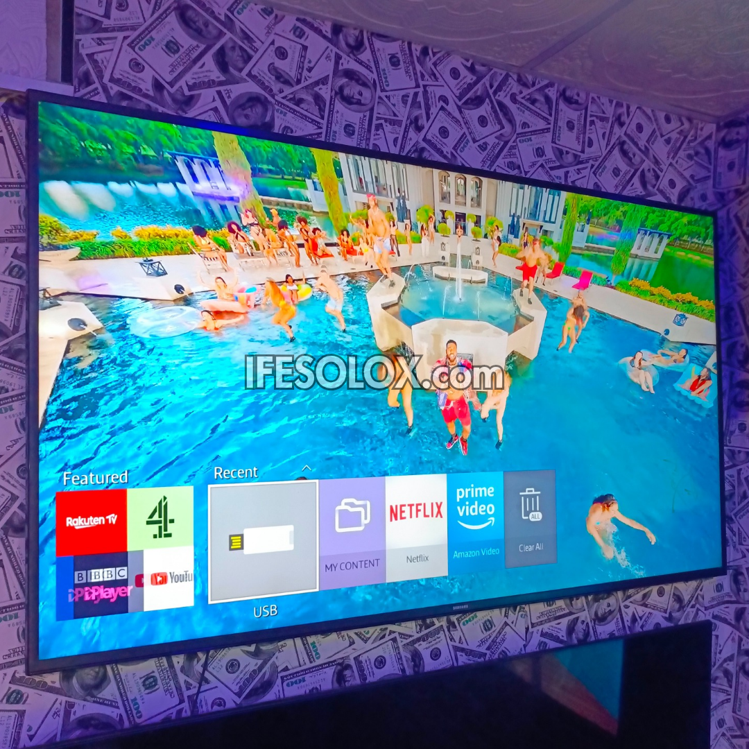 SAMSUNG 65 Inch UE65JU6000 Series 6 Smart 4K UHD TV (Active HDR, Bluetooth, WiFi, Screen Mirroring) - UK Used