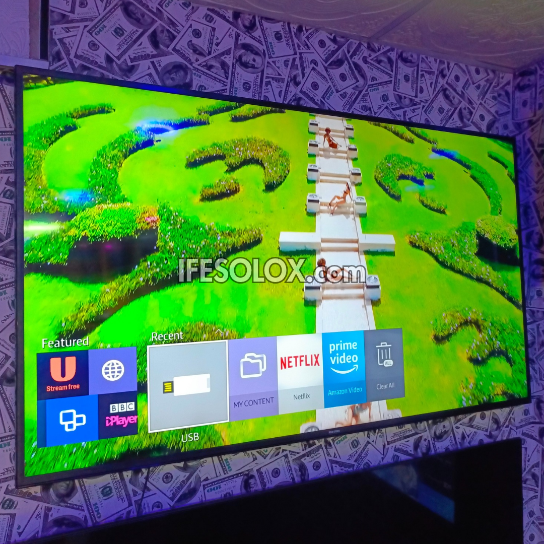 SAMSUNG 65 Inch UE65JU6000 Series 6 Smart 4K UHD TV (Active HDR, Bluetooth, WiFi, Screen Mirroring) - UK Used