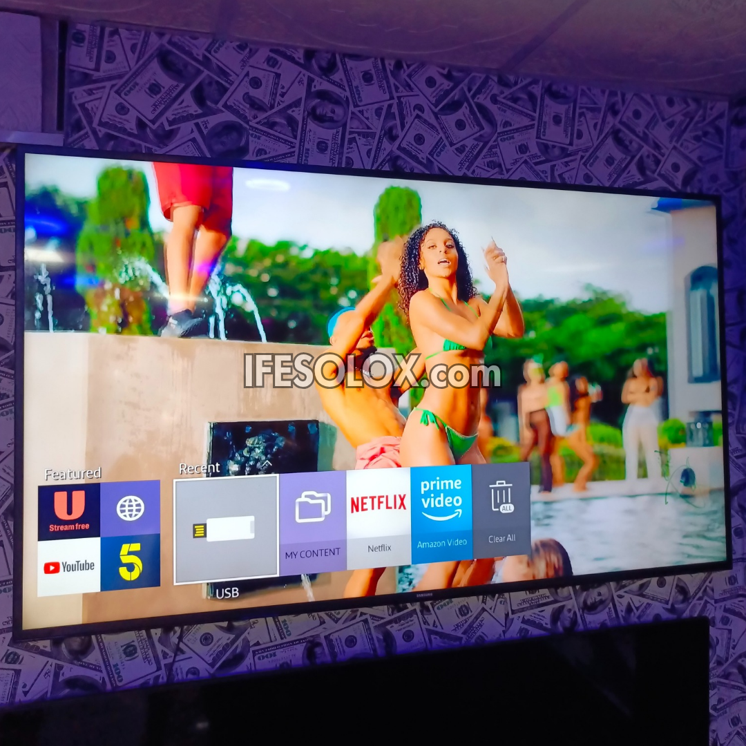 SAMSUNG 65 Inch UE65JU6000 Series 6 Smart 4K UHD TV (Active HDR, Bluetooth, WiFi, Screen Mirroring) - UK Used