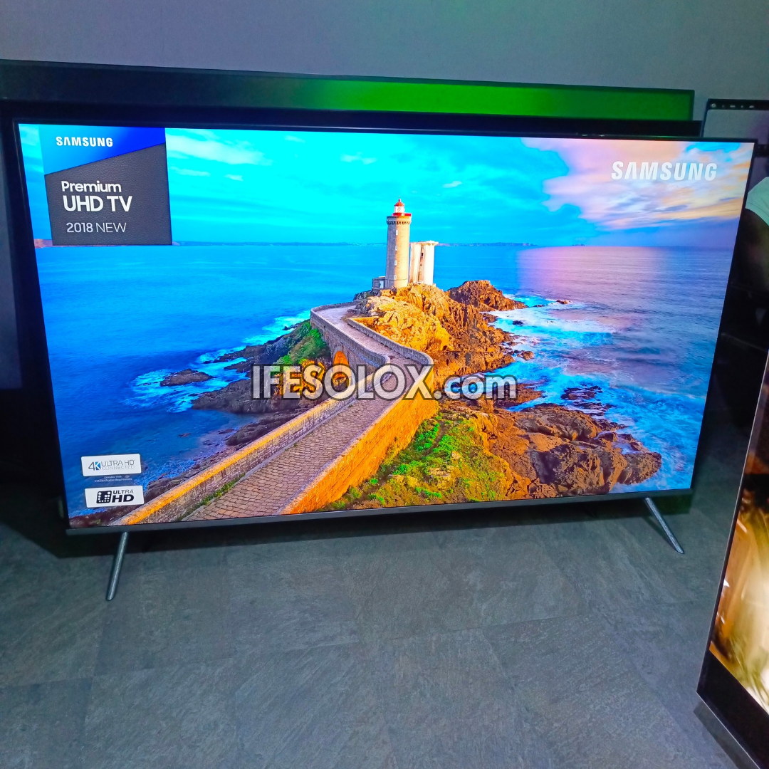 SAMSUNG 82 Inch 82NU8000 Certified 4K Premium UHD Smart TV (Bluetooth, WiFi, Miracast, Apple AirPlay) - Foreign Used