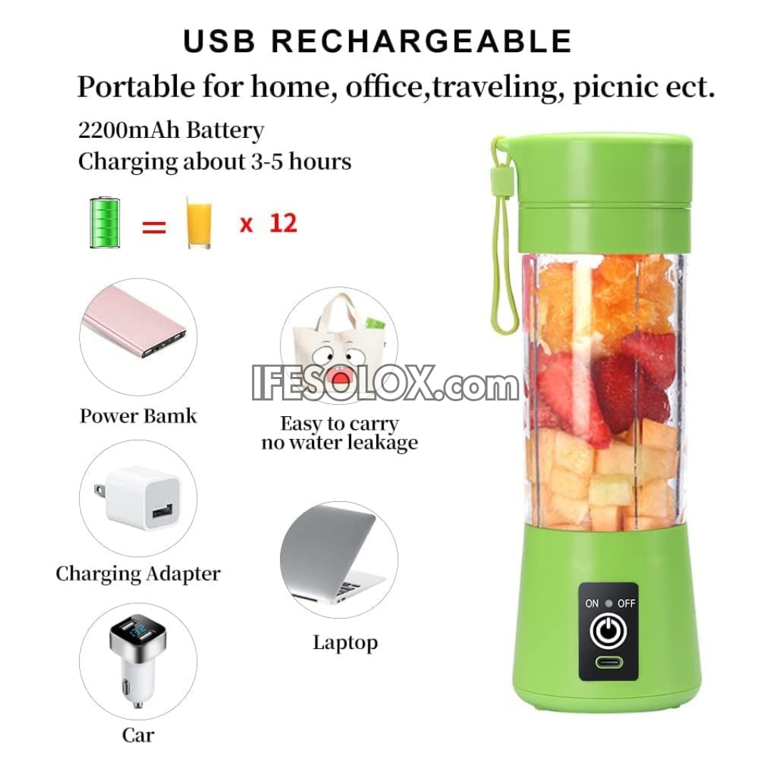SLX HM-03 Portable Rechargeable Personal Juicer Blender for Juices, Spices and Vegetables - Brand New