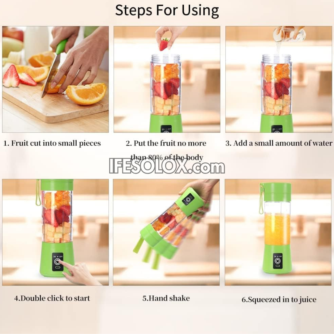 SLX HM-03 Portable Rechargeable Personal Juicer Blender for Juices, Spices and Vegetables - Brand New