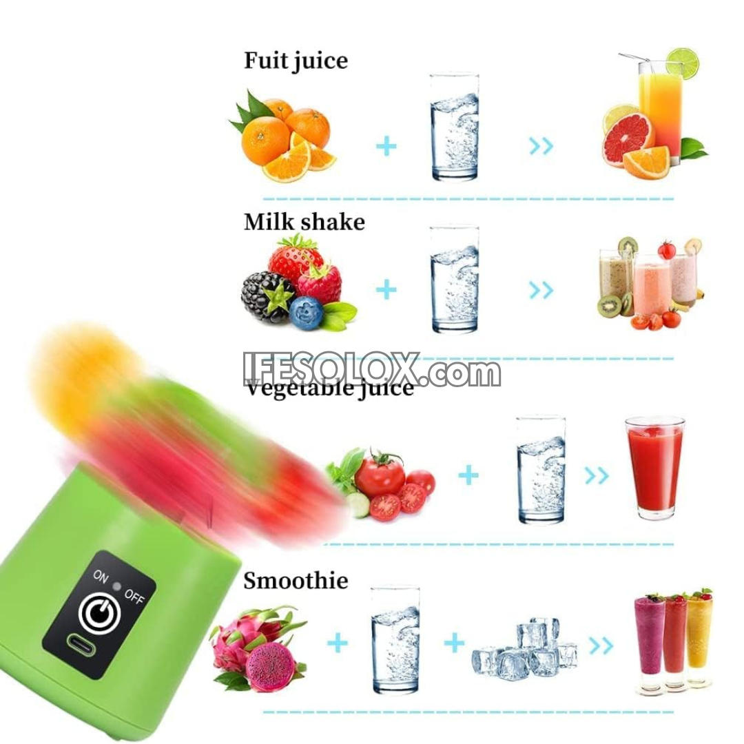 SLX HM-03 Portable Rechargeable Personal Juicer Blender for Juices, Spices and Vegetables - Brand New