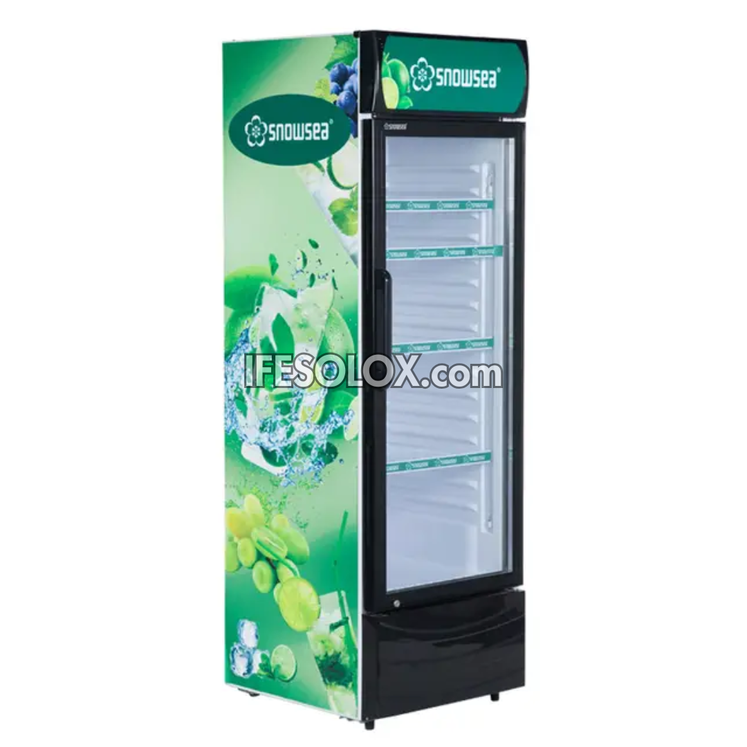 SNOWSEA LC-400 Single Door 400-Liter Showcase Beverage Chiller - Brand New