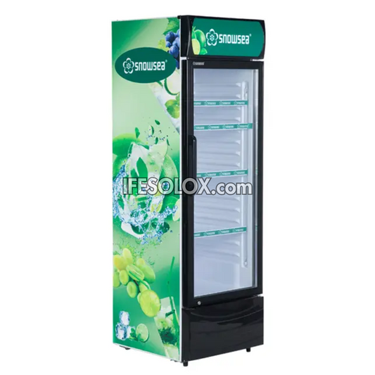 SNOWSEA LC-400 Single Door 400-Liter Showcase Beverage Chiller - Brand New