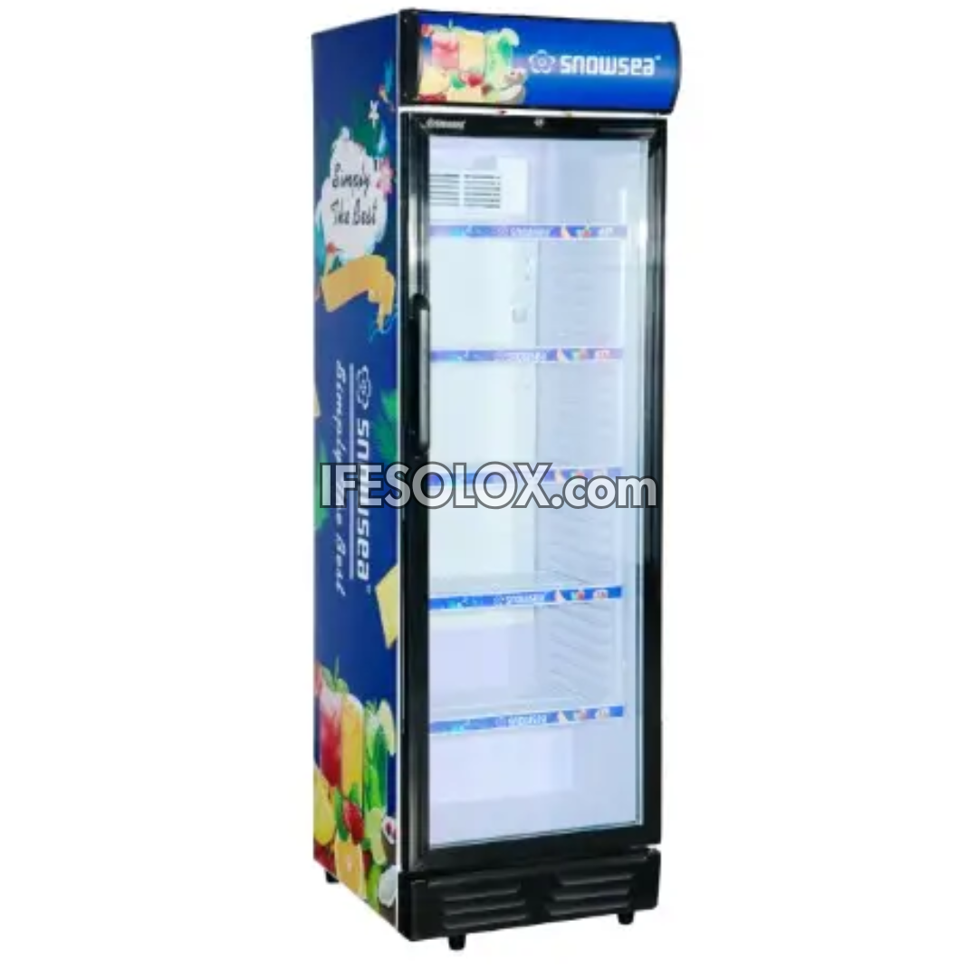 SNOWSEA LC-500 Single Door 500-Liter Showcase Beverage Chiller - Brand New