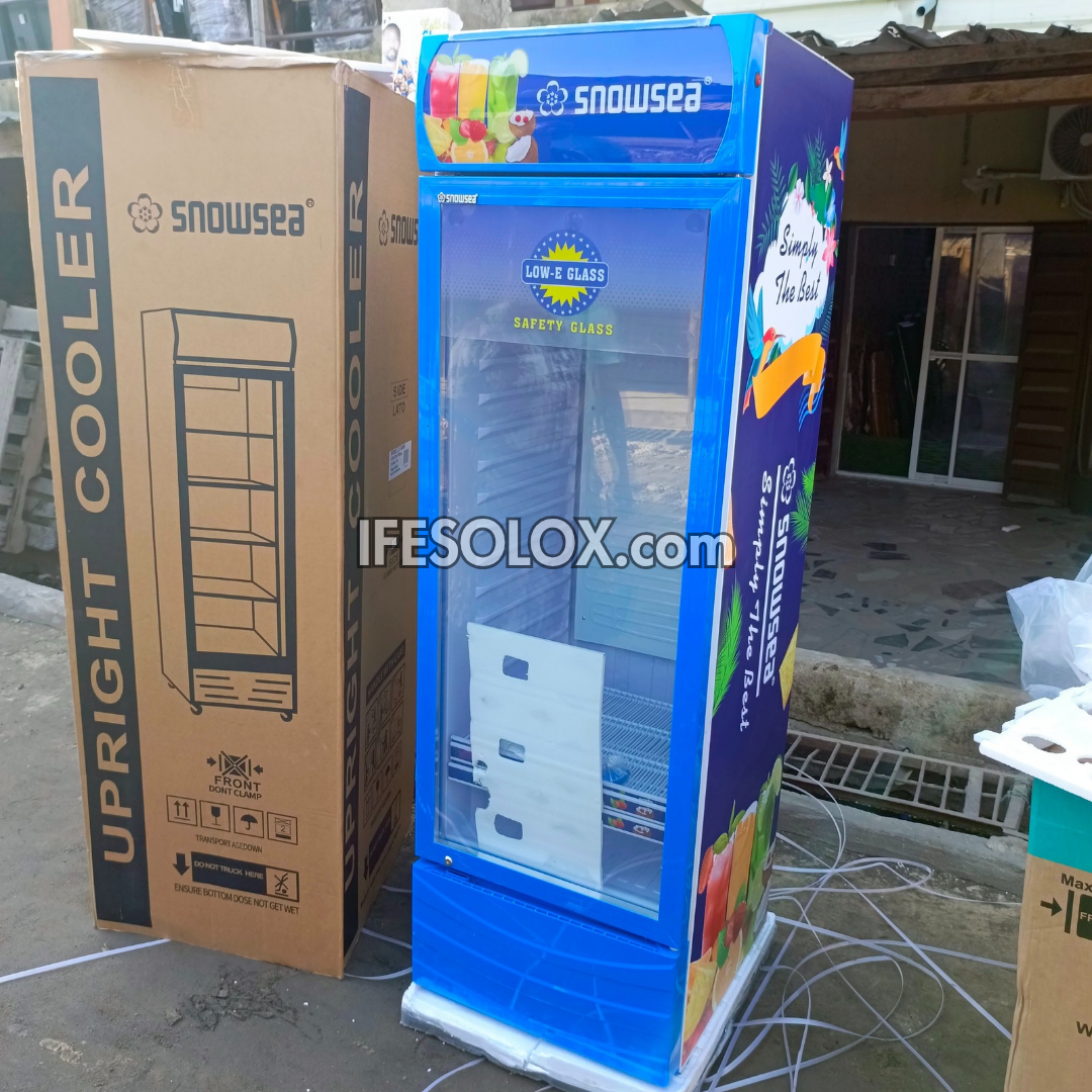 SNOWSEA LC-500 Single Door 500-Liter Showcase Beverage Chiller - Brand New