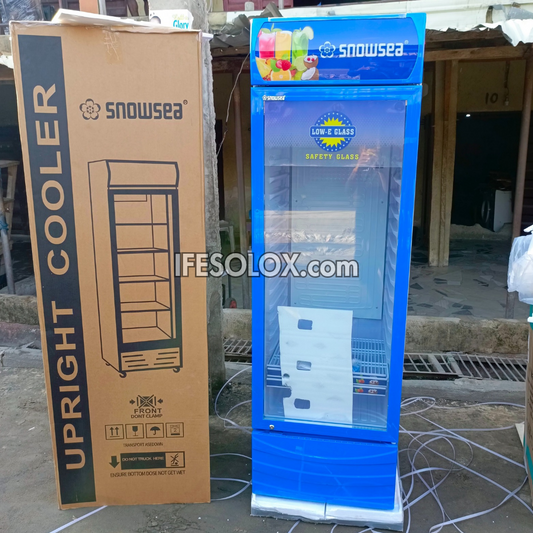 SNOWSEA LC-500 Single Door 500-Liter Showcase Beverage Chiller - Brand New
