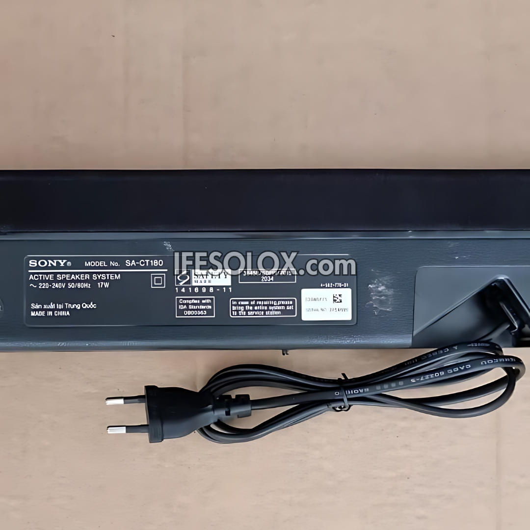 SONY HT-CT180 2.1Ch 100W Compact Bluetooth Sound Bar with Wireless Subwoofer