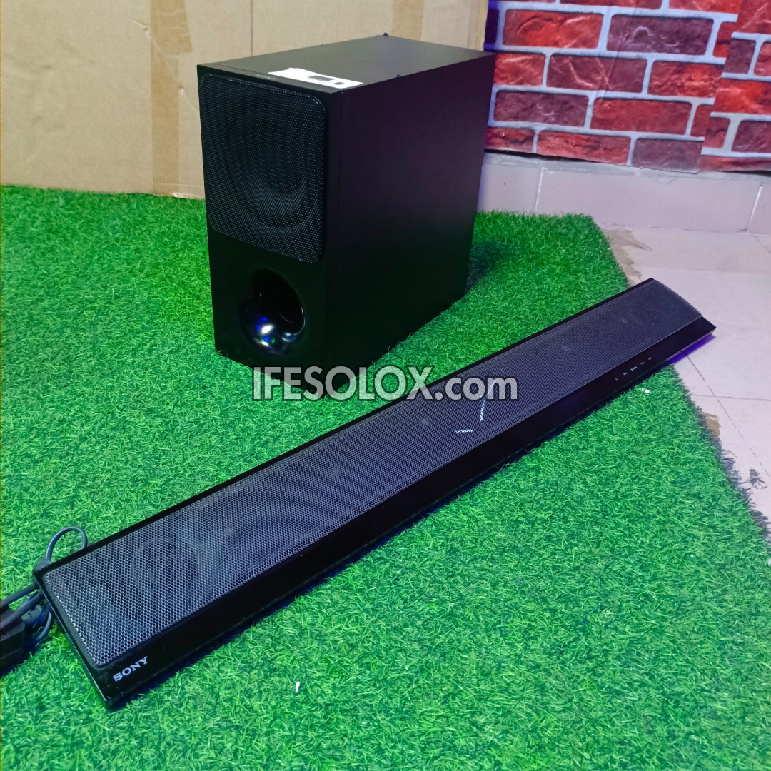 SONY HT-CT390 2.1Ch 300W Ultra-Slim Bluetooth Sound Bar with Wireless Subwoofer and HDMI Arc - Foreign Used