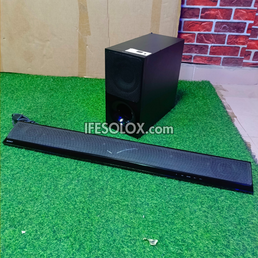 SONY HT-CT390 2.1Ch 300W Ultra-Slim Bluetooth Sound Bar with Wireless Subwoofer and HDMI Arc - Foreign Used