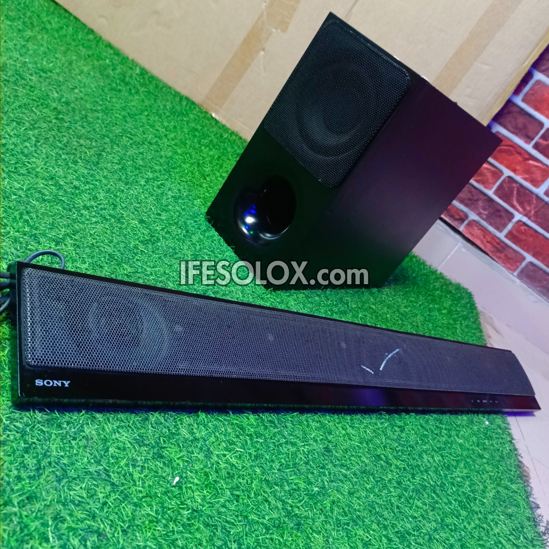 SONY HT-CT390 2.1Ch 300W Ultra-Slim Bluetooth Sound Bar with Wireless Subwoofer and HDMI Arc - Foreign Used