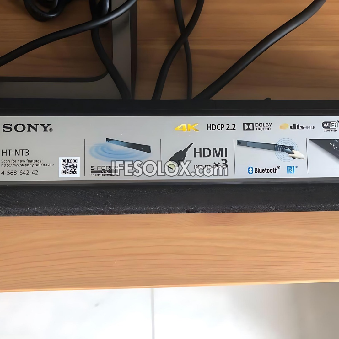 SONY HT-NT3 2.1Ch 450W Smart Sound Bar with Wireless Subwoofer, Hi-Res Audio and Wireless Streaming