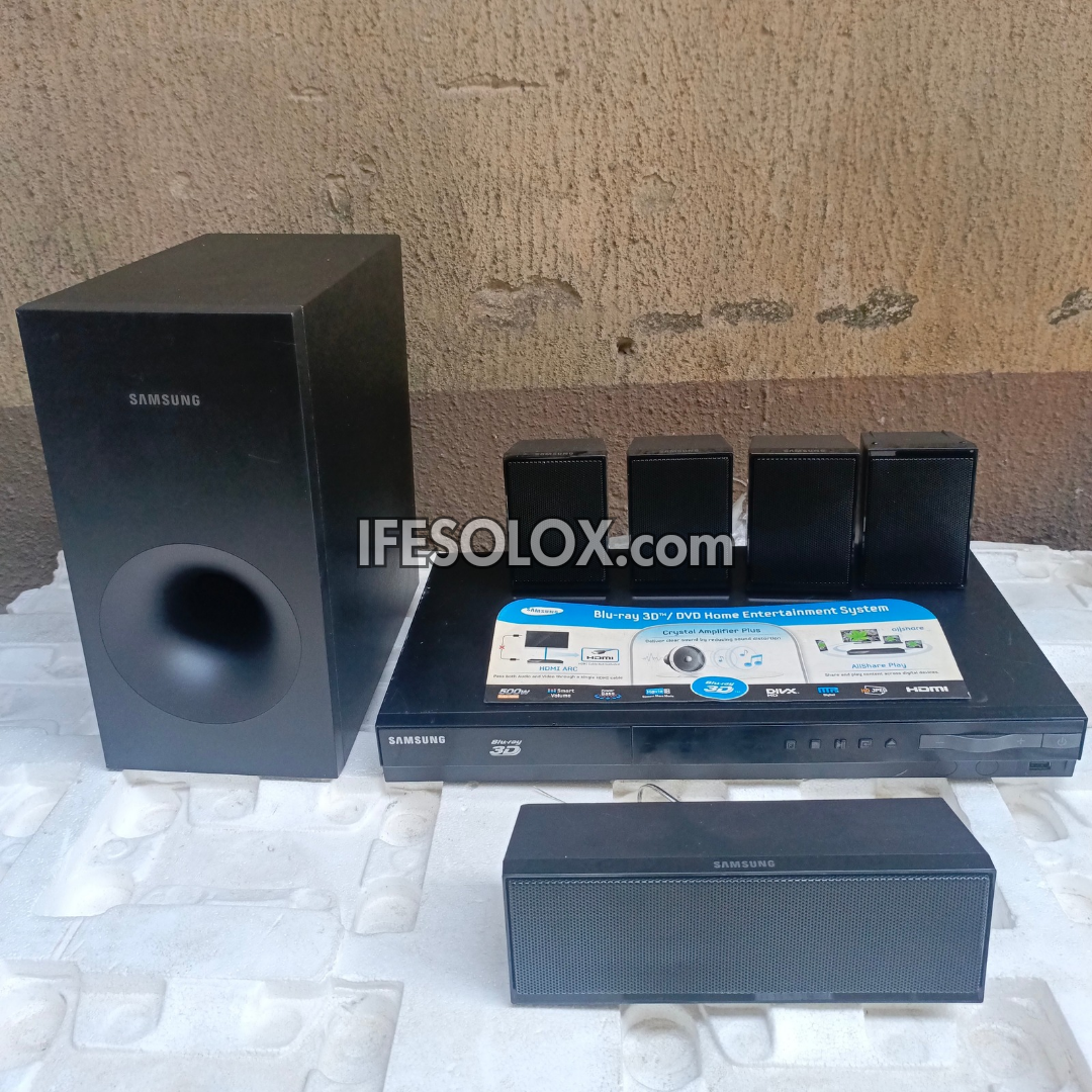 Samsung HT-E3500 5.1Ch 500Watts Blu-ray 3D DVD Home Theater Complete Set - Foreign Used