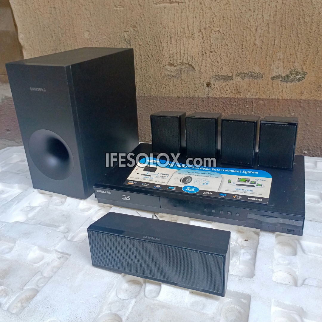 Samsung HT-E3500 5.1Ch 500Watts Blu-ray 3D DVD Home Theater Complete Set - Foreign Used