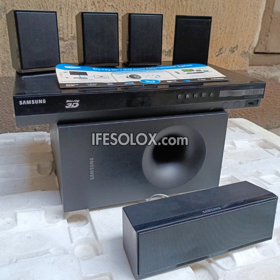 Samsung HT-E3500 5.1Ch 500Watts Blu-ray 3D DVD Home Theater Complete Set - Foreign Used