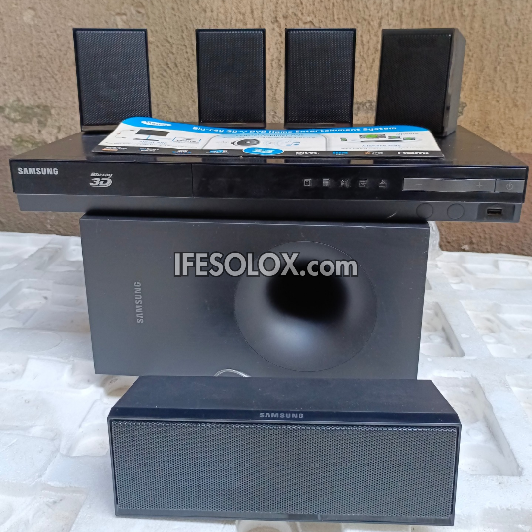 Samsung HT-E3500 5.1Ch 500Watts Blu-ray 3D DVD Home Theater Complete Set - Foreign Used