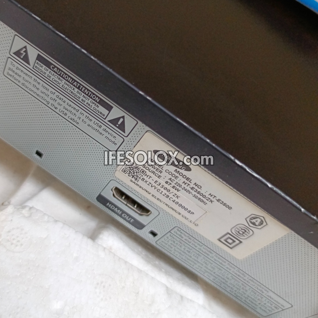 Samsung HT-E3500 5.1Ch 500Watts Blu-ray 3D DVD Home Theater Complete Set - Foreign Used