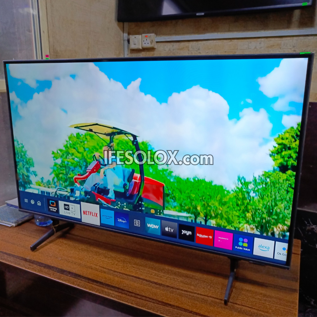 SAMSUNG 43 Inch UE43AU8000 Series 2021 Premium UHD 4K HDR Smart Frameless TV - UK Used