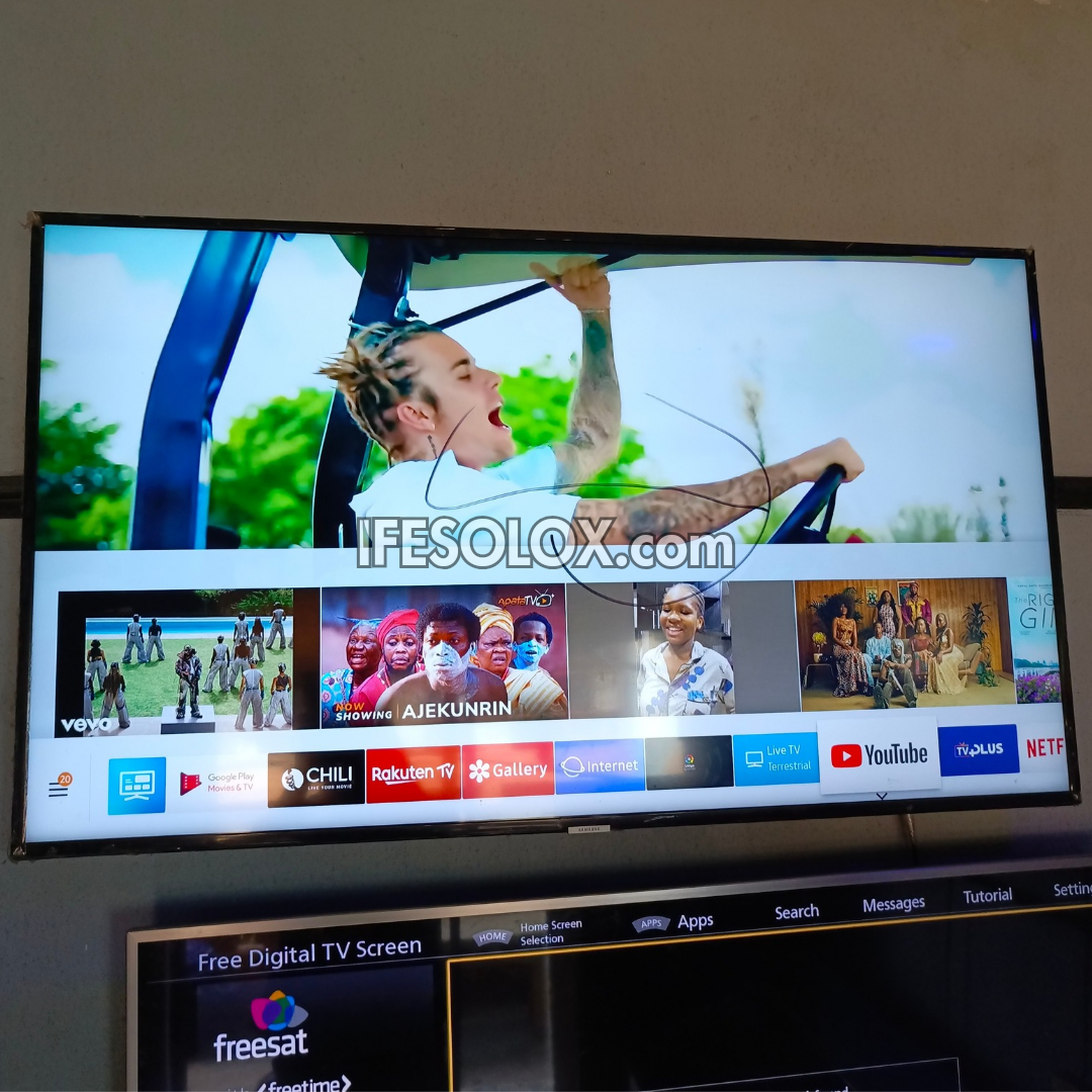 SAMSUNG 50 Inch UE50NU7000 Series Smart 4K UHD HDR10+ TV with Miracast and AirPlay Support - UK Used